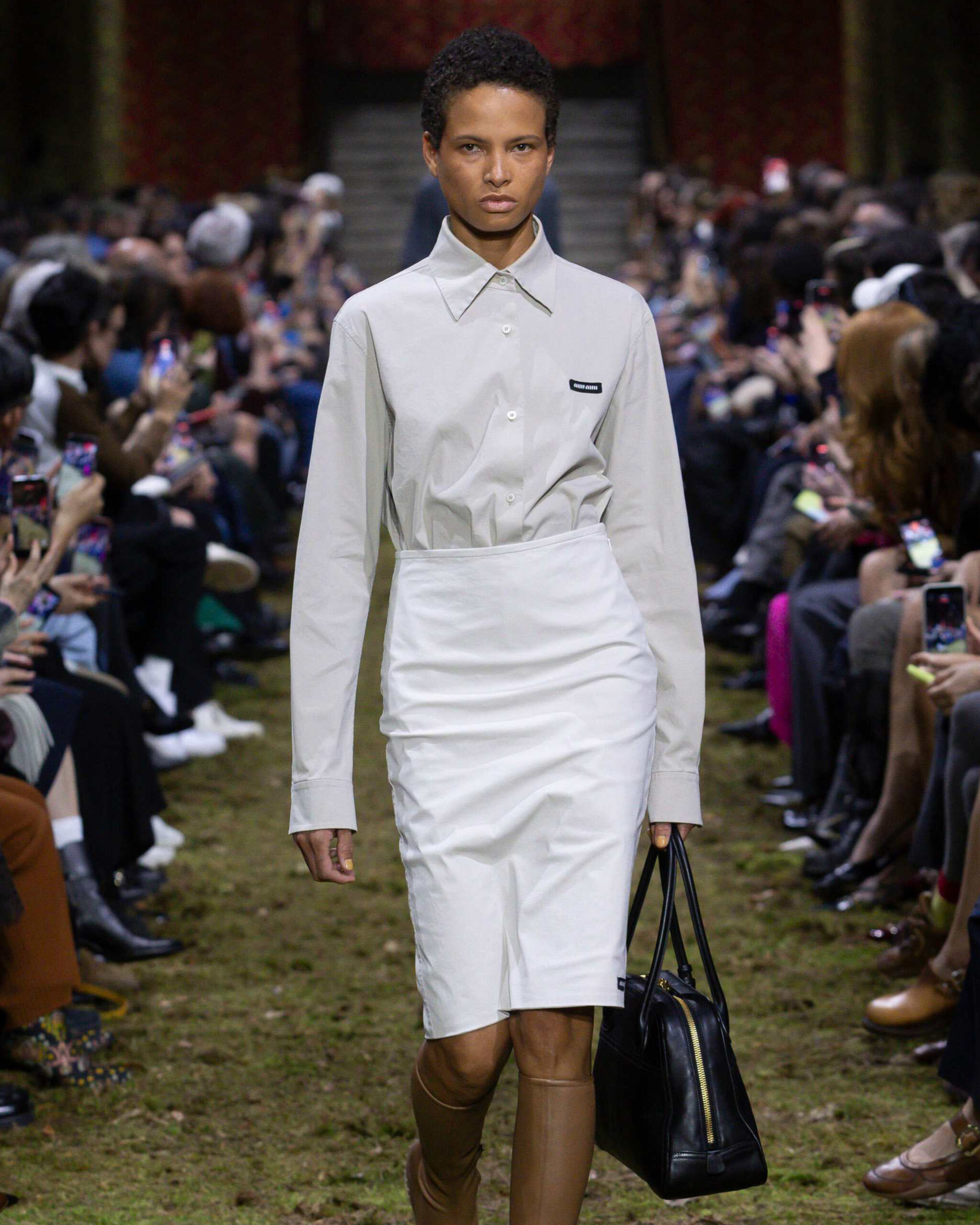 “As a human, you are enough”: Small clothes for a big world at Miu Miu